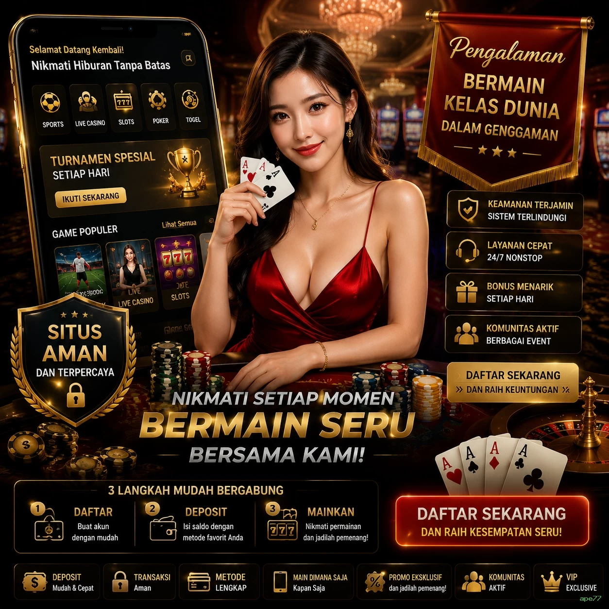 Strategi Menang Bermain di ape77 untuk Pemula